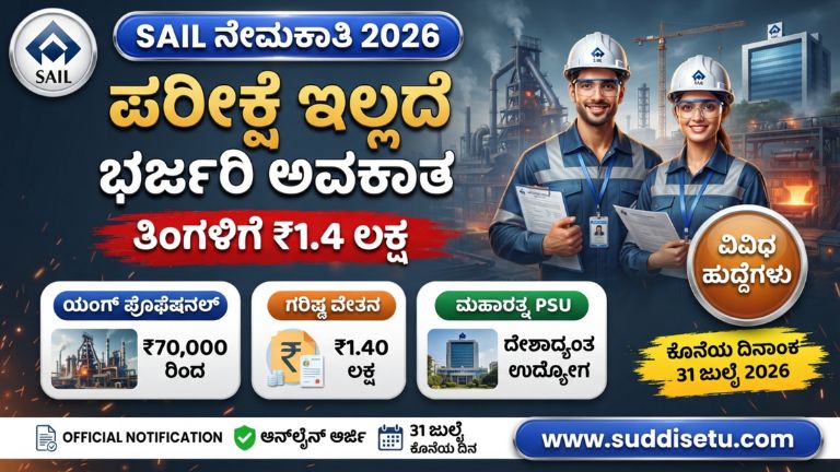SAIL ನೇಮಕಾತಿ 2026