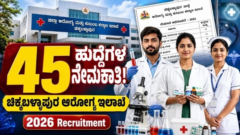 DHFWO Chikkaballapur Recruitment 2026